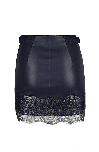 Юбка из искусственной кожи