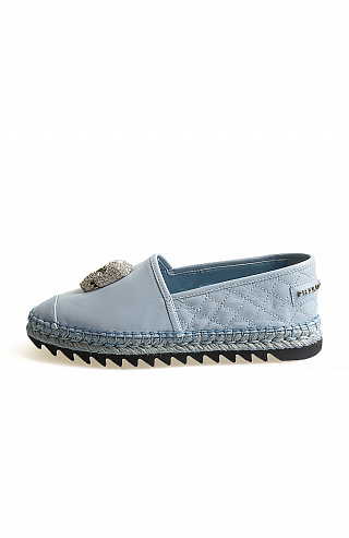 Кожаные эспадрильи