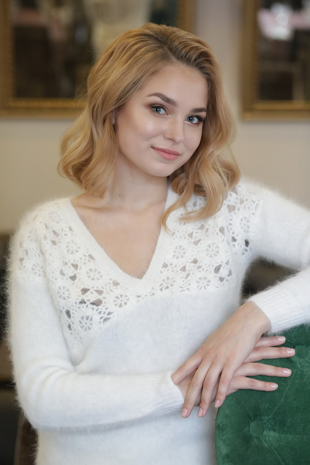 Джемпер из ангоры