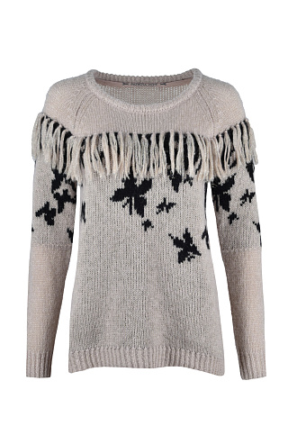 Джемпер из смеси шерсти и мохера