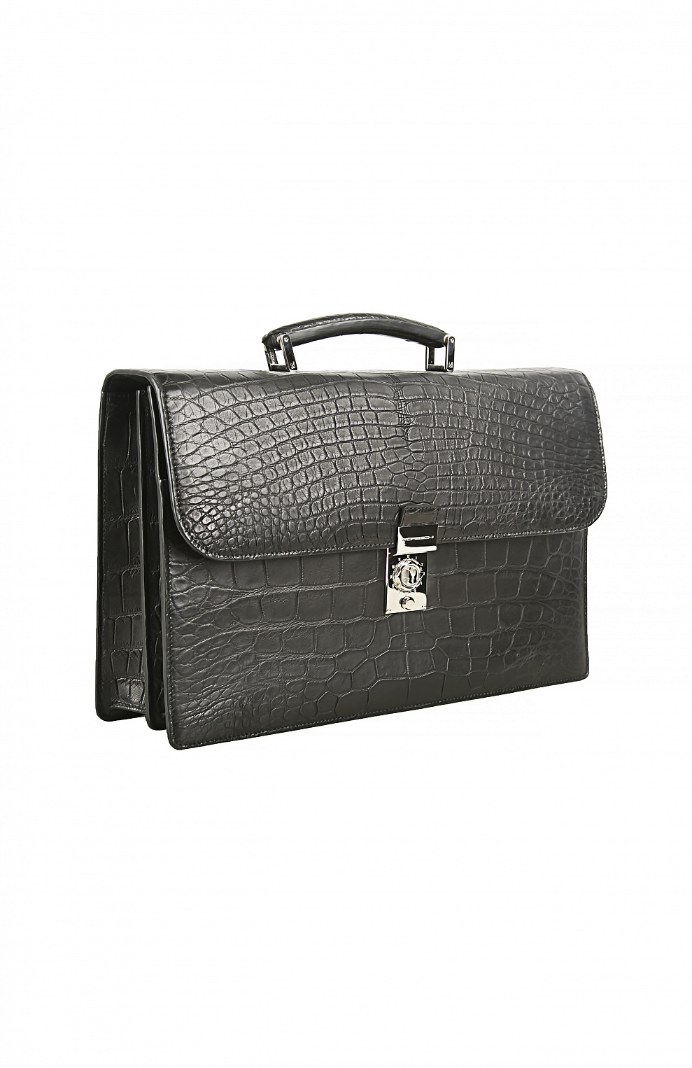 Портфель из кожи крокодила