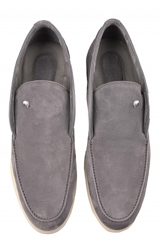 Замшевые ботинки