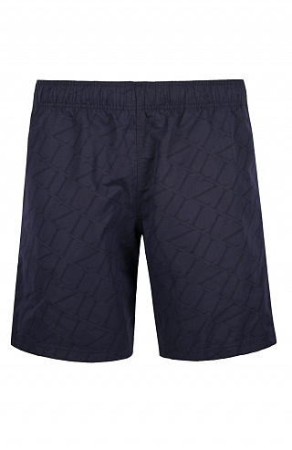 Плавки-шорты с брендированным паттерном Maison Zilli Est 1965