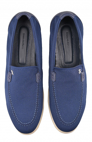 Текстильные лоферы