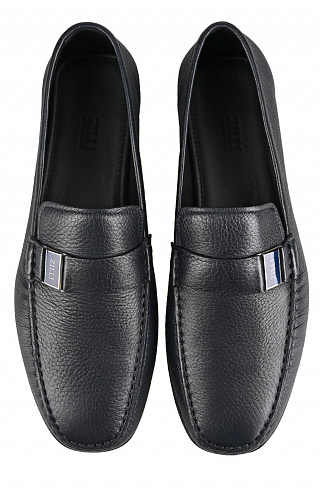 Кожаные мокасины