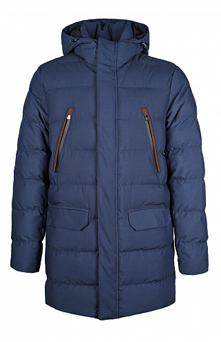 Пуховик с капюшоном