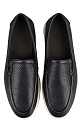 Кожаные лоферы с перфорацией