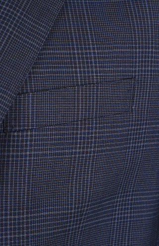 Однобортный шерстяной пиджак