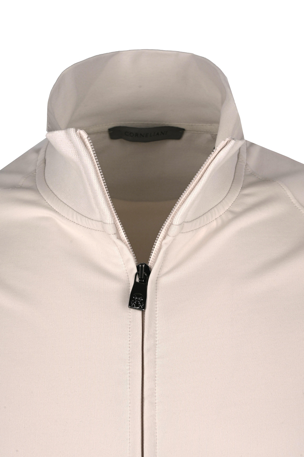 Спортивный костюм из эластичного хлопка и нейлона сливочного цвета