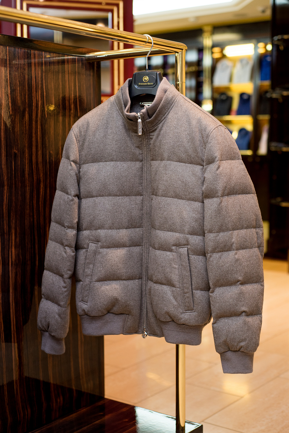 Кашемировая куртка-бомбер