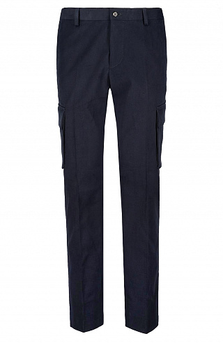 Брюки-карго из микровельвета