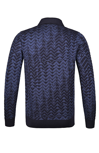 Поло из смеси шерсти, шёлка и кашемира