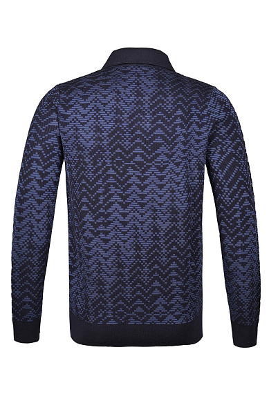 Поло из смеси шерсти, шёлка и кашемира