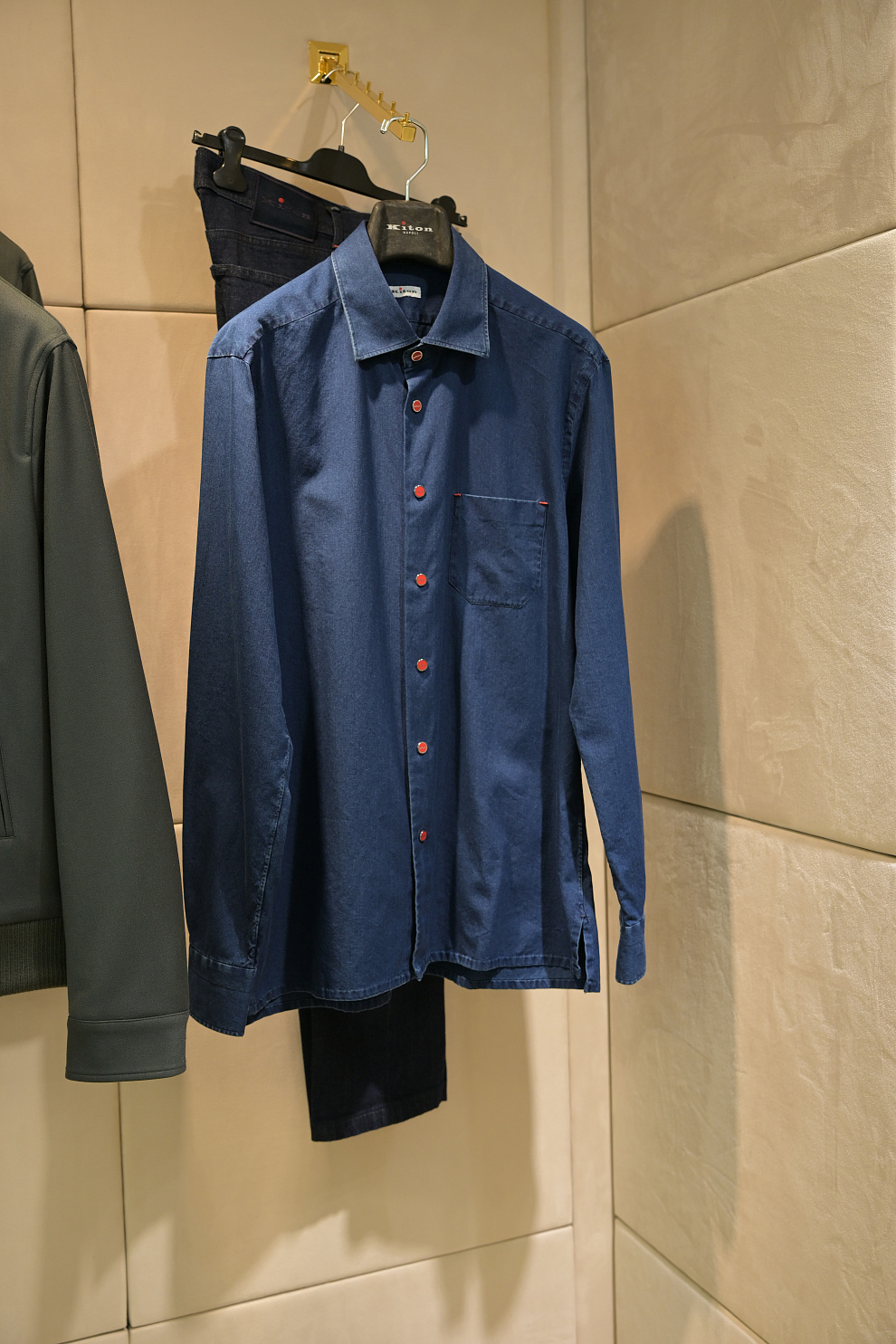 Рубашка из эластичного хлопка