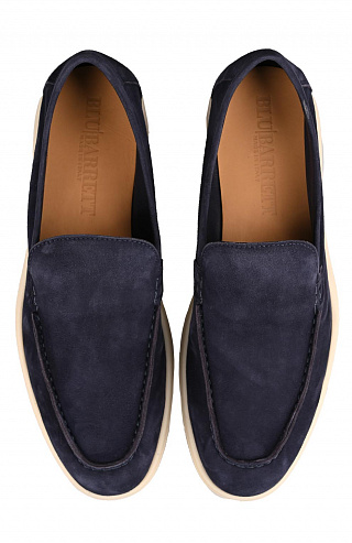 Лоферы из мягкой замши