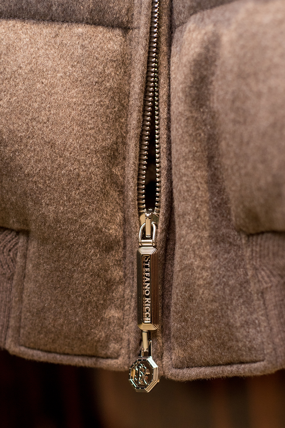 Кашемировая куртка-бомбер