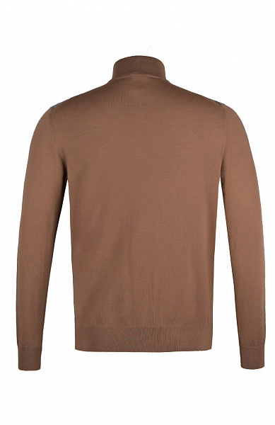 Трикотажный свитер на молнии из смеси шерсти, кашемира и шёлка