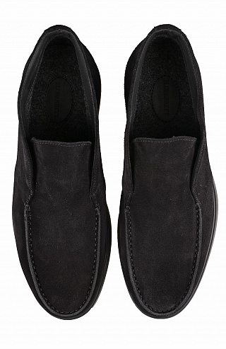 Замшевые ботинки с подкладкой из шерстяного текстиля