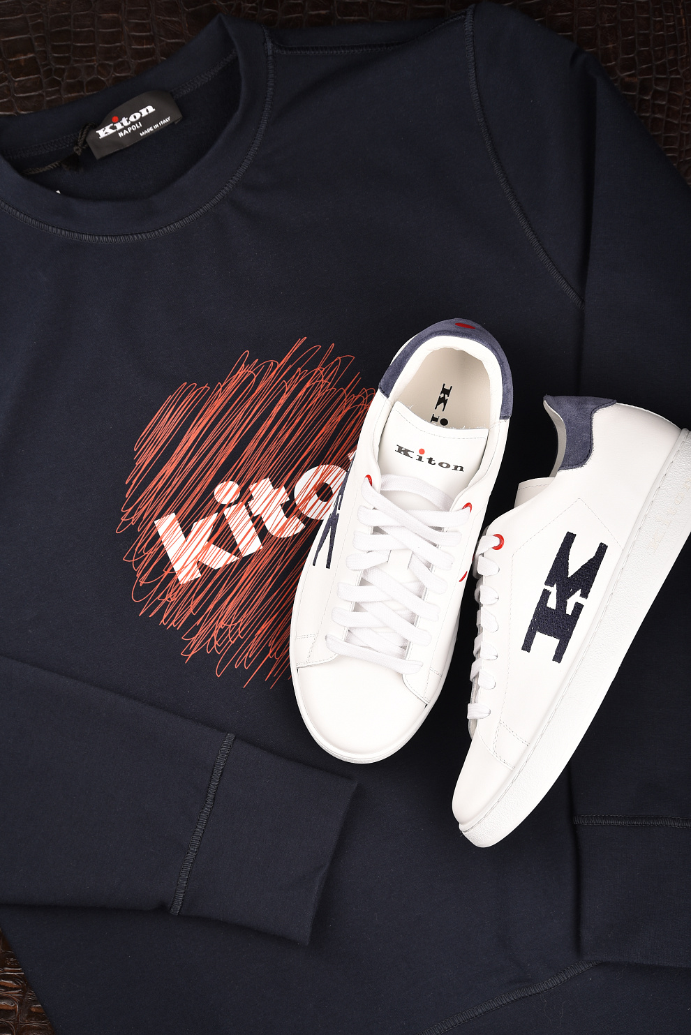 Кожаные кеды