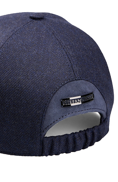 Бейсболка из смеси шерсти и кашемира