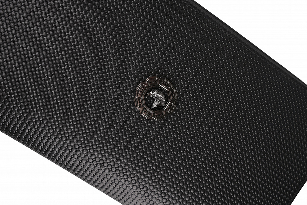 Кожаное портмоне-сумка с ручкой