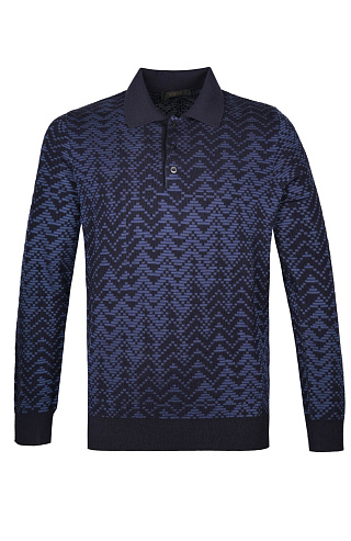 Поло из смеси шерсти, шёлка и кашемира