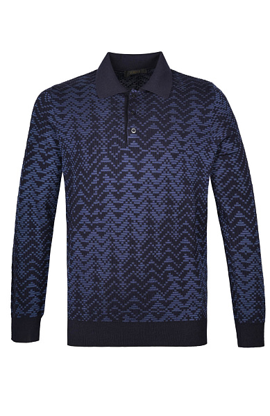 Поло из смеси шерсти, шёлка и кашемира