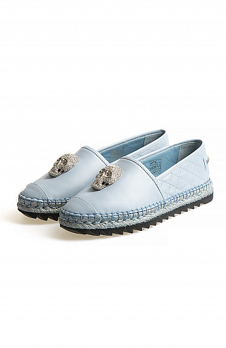 Кожаные эспадрильи