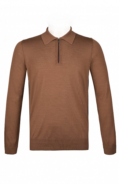 Поло из смеси шерсти, шёлка и кашемира