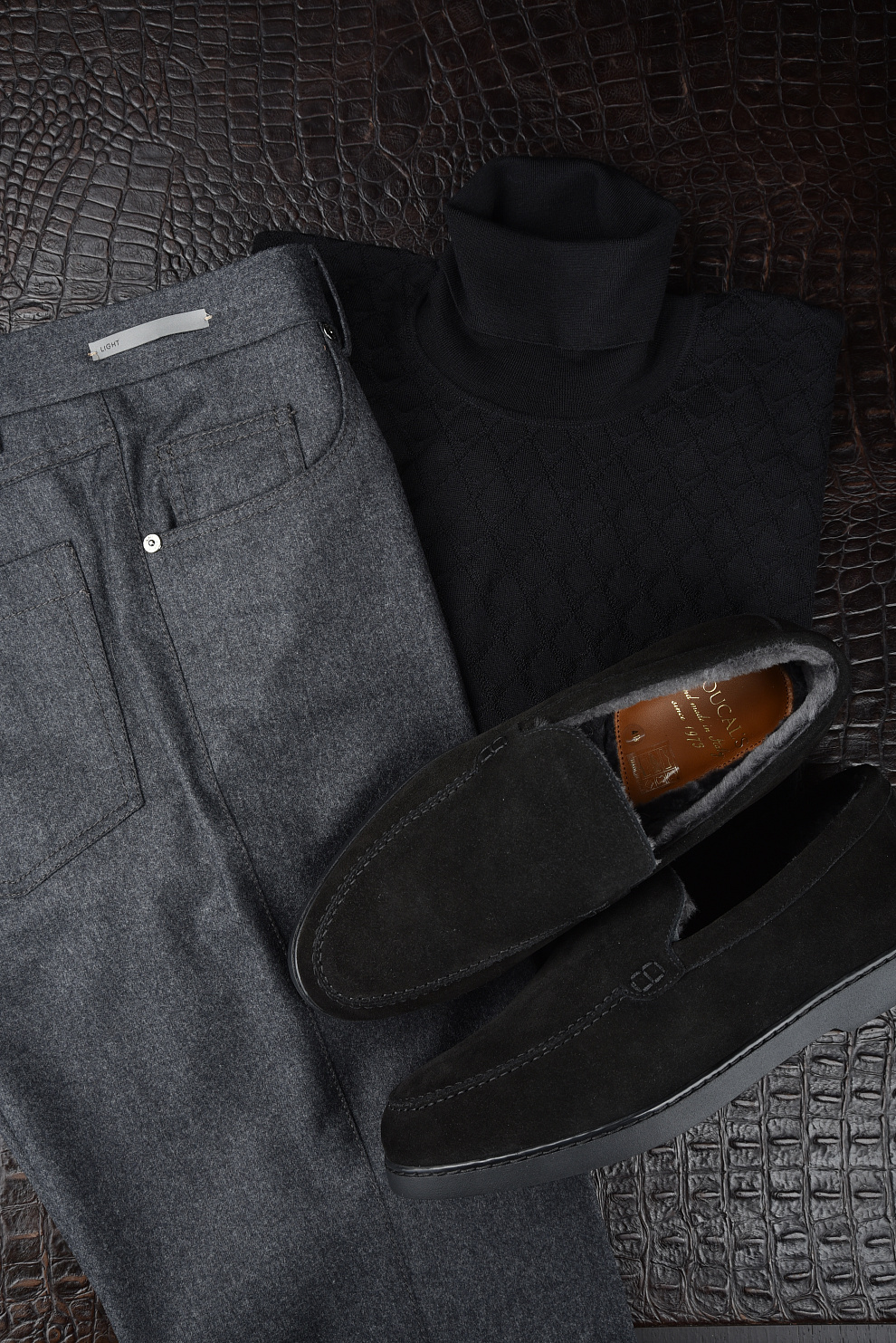 Свитер из смеси шерсти и шёлка