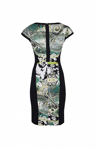 Платье - футляр с принтом