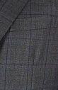 Костюм из смеси шерсти и шелка с пиджаком на двух пуговицах
