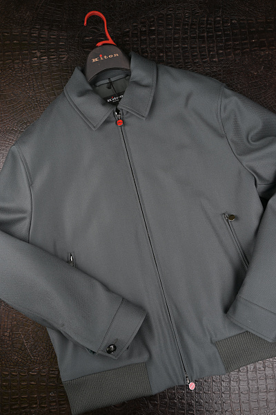 Бомбер из шерсти и кашемира