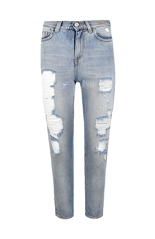 Джинсы с вышивкой