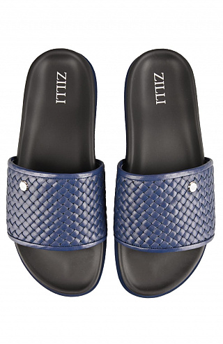 Кожаные шлёпанцы