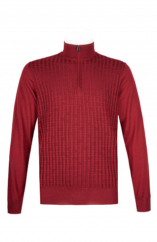 Свитер из шерсти, шёлка и кашемира